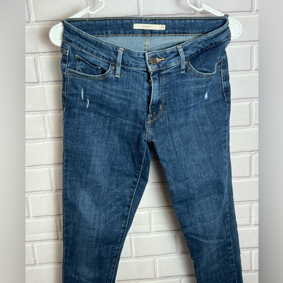 LEVIS 711 skinny Women's Blue Jeans/size 26 - Picture 9 of 11